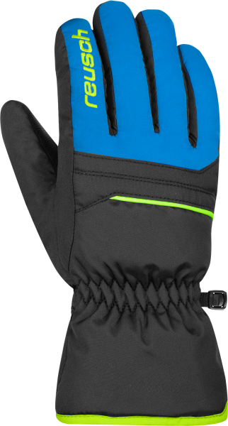 Reusch Alan Junior 6461115 7002 black blue yellow front